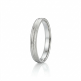 Alliance en or blanc 18 carats 