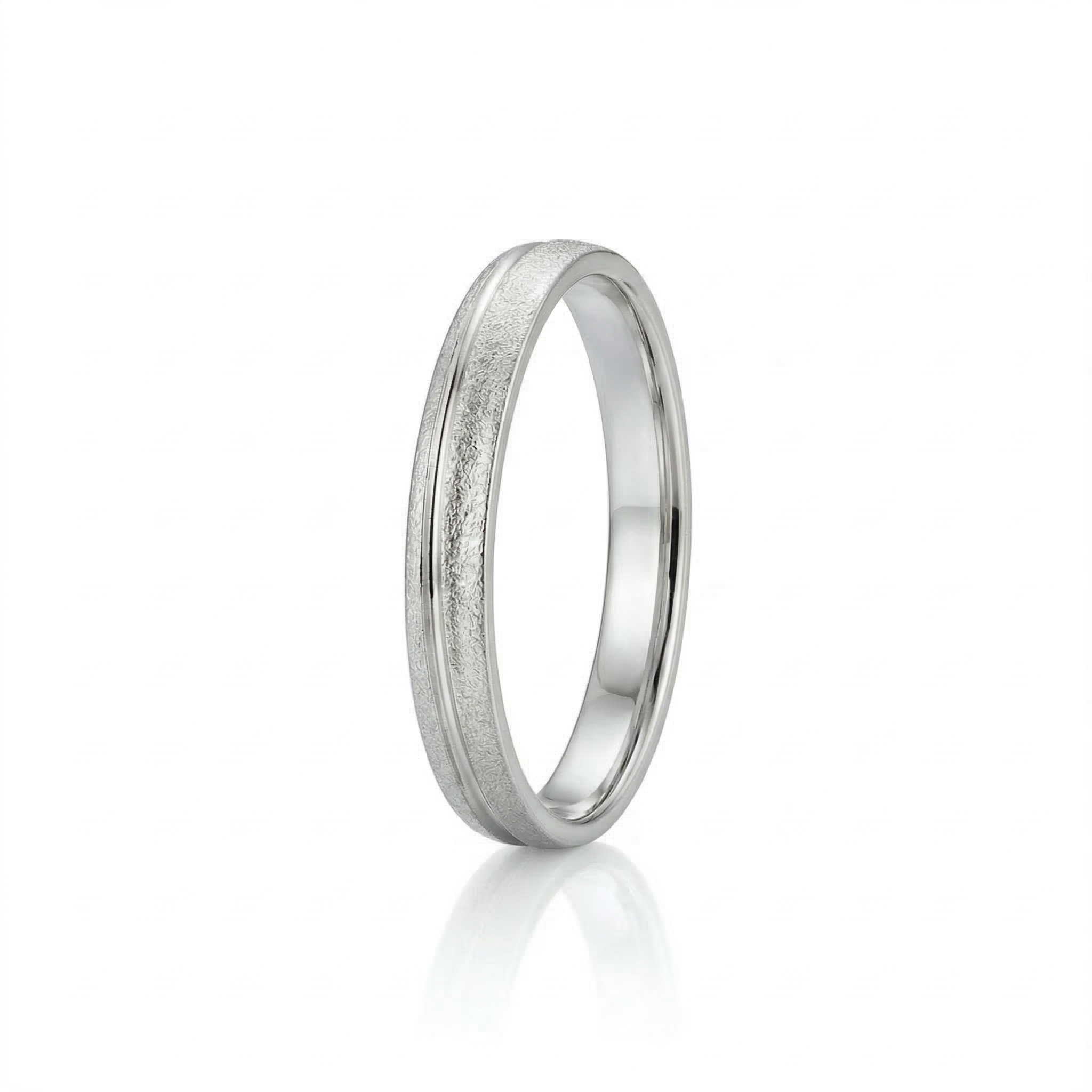 Alliance en or blanc 18 carats 