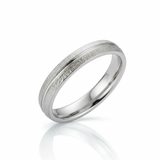 Alliance en or blanc 18 carats