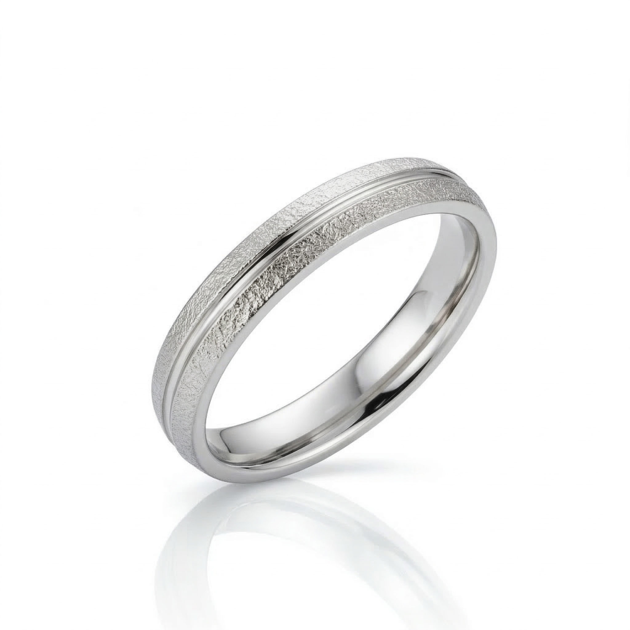 Alliance en or blanc 18 carats