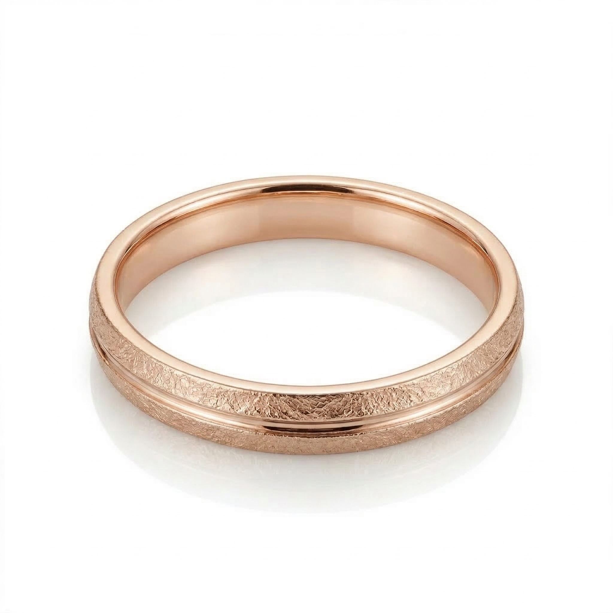 Alliance en or rouge 18 carats