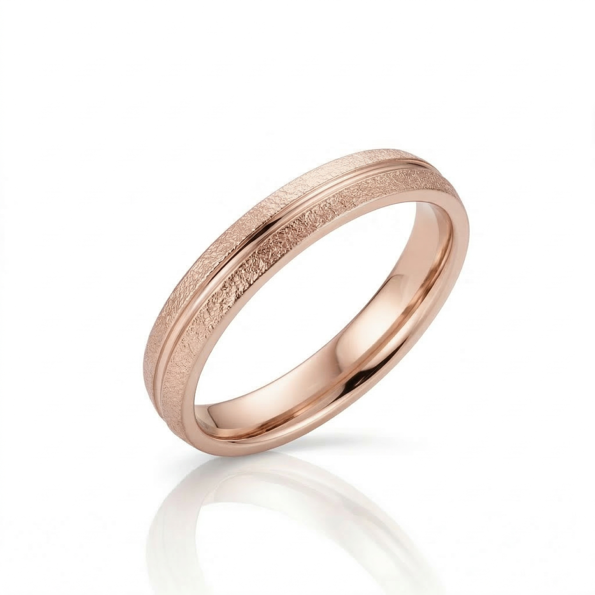 Alliance en or rouge 18 carats