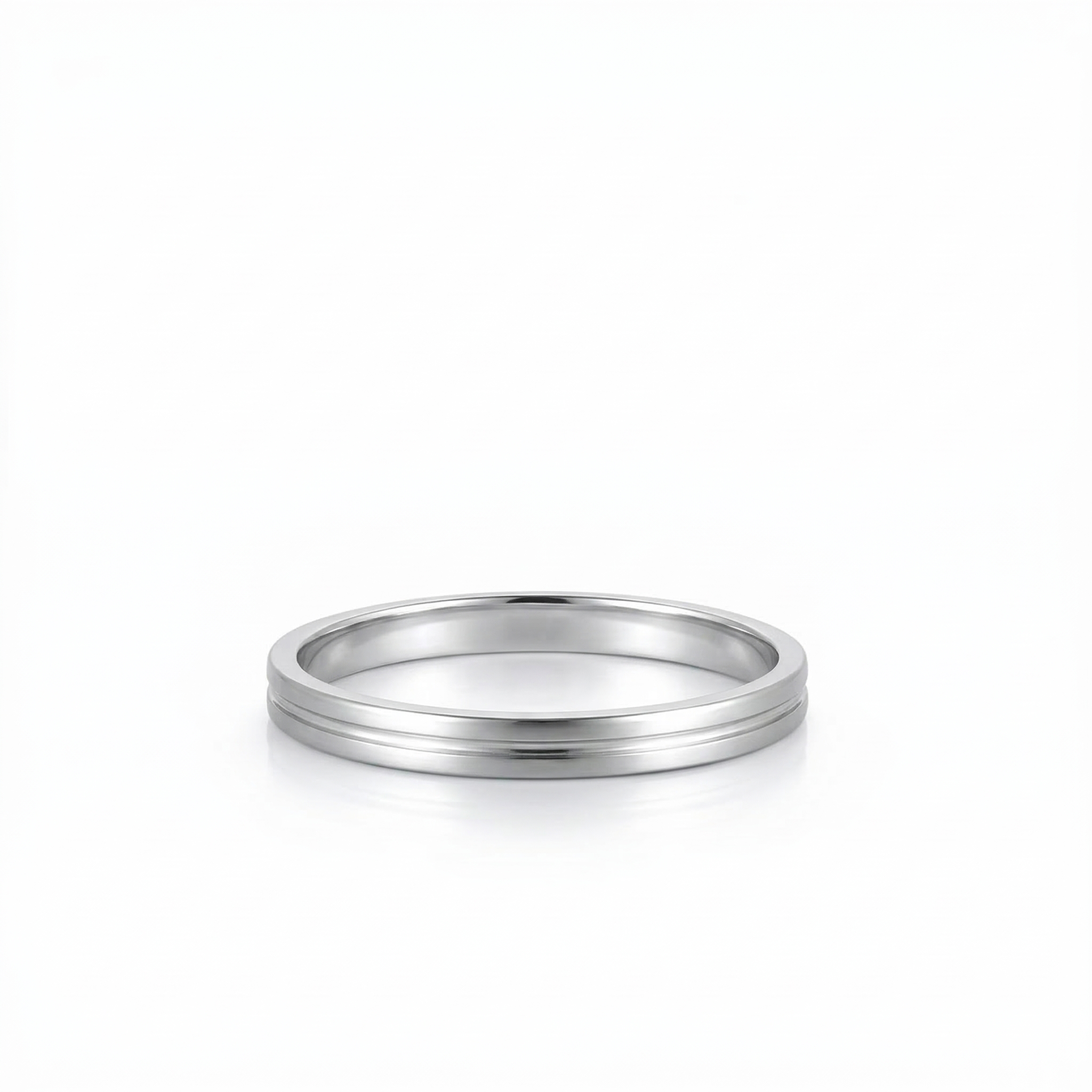 Alliance en or blanc 18 carats 