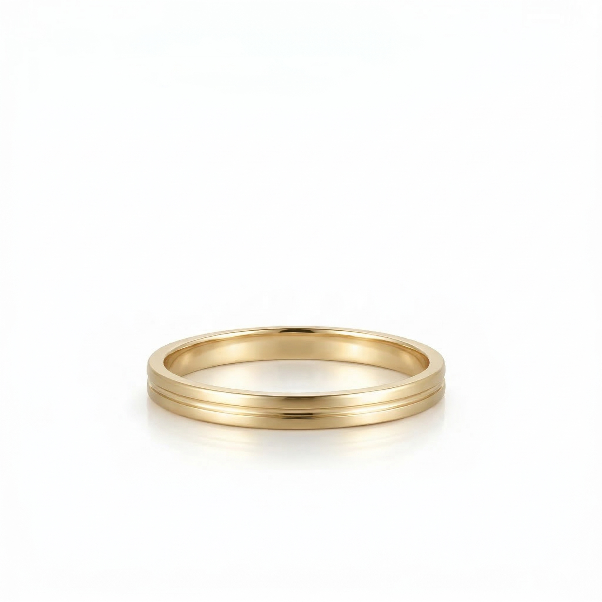 Alliance en or jaune 18 carats 