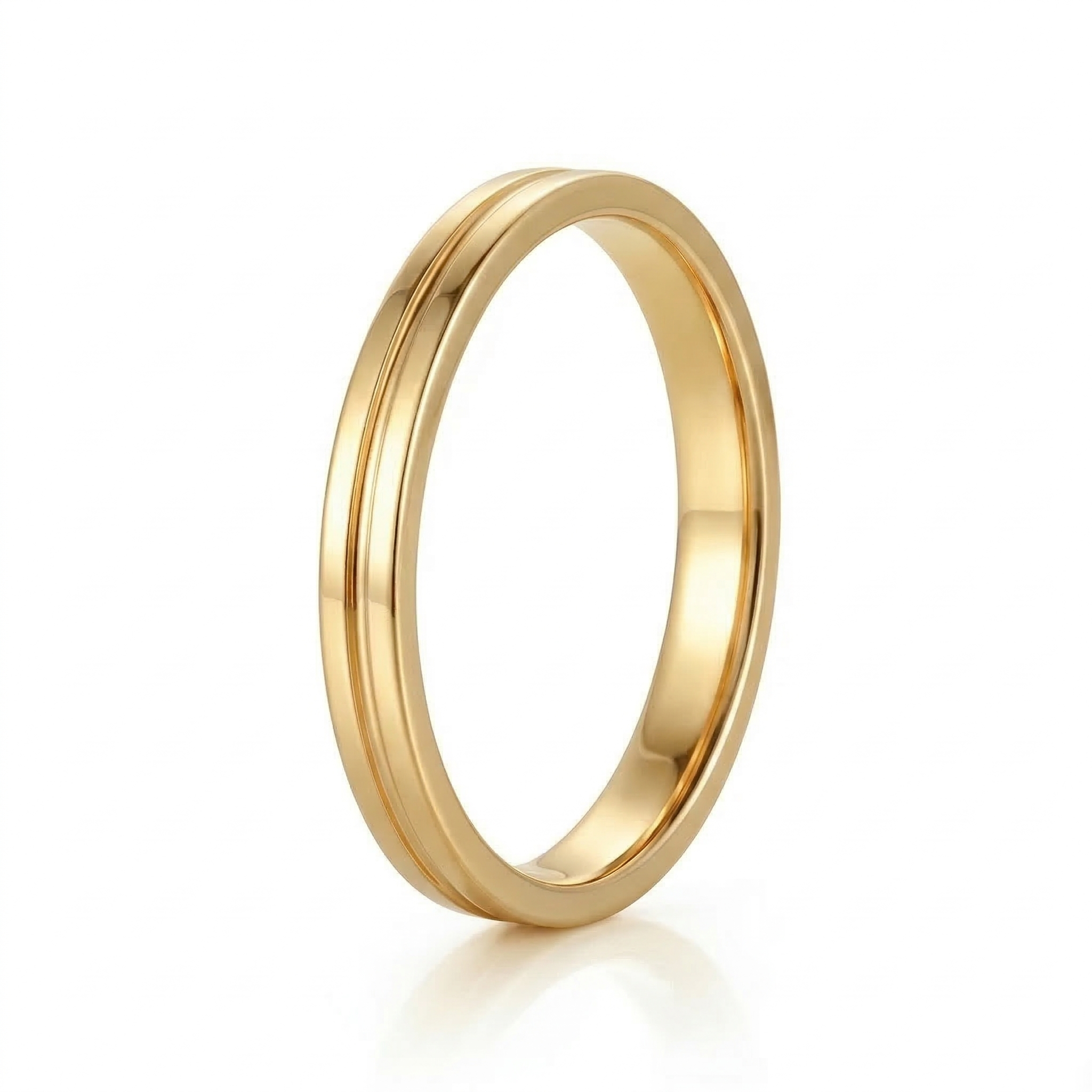 Alliance en or jaune 18 carats 