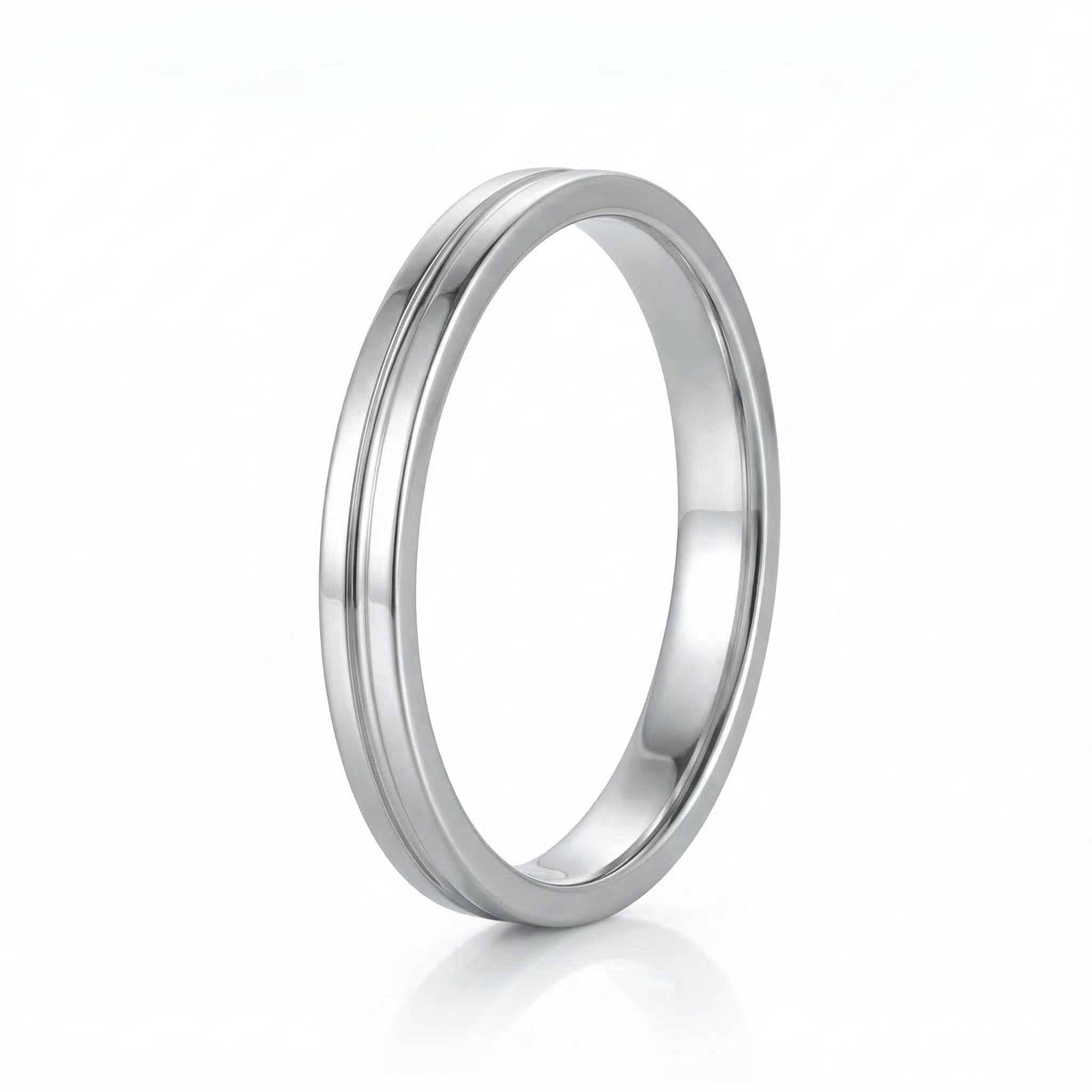 Alliance en or blanc 18 carats