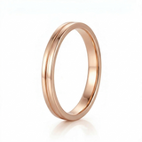 Alliance en or rouge 18 carats 