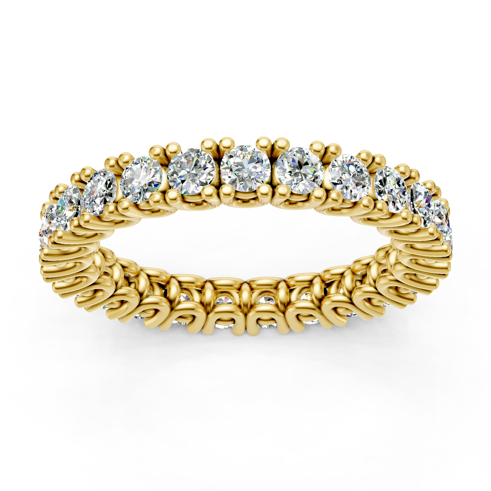 Alliance en or jaune 18 carats