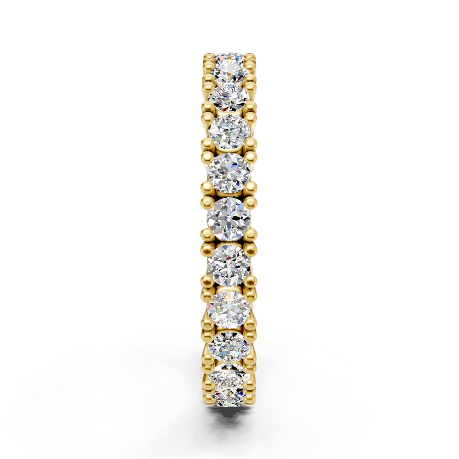 Alliance en or jaune 18 carats