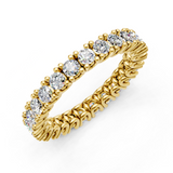 Alliance en or jaune 18 carats