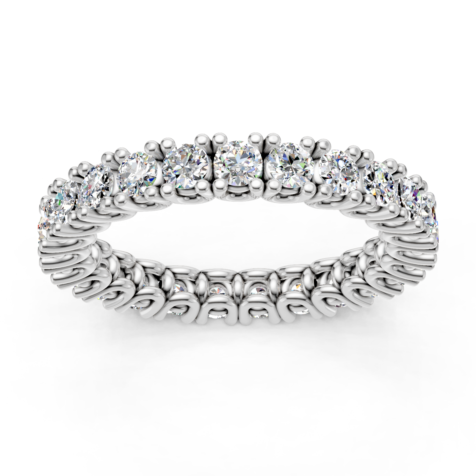 Alliance en or blanc 18 carats 