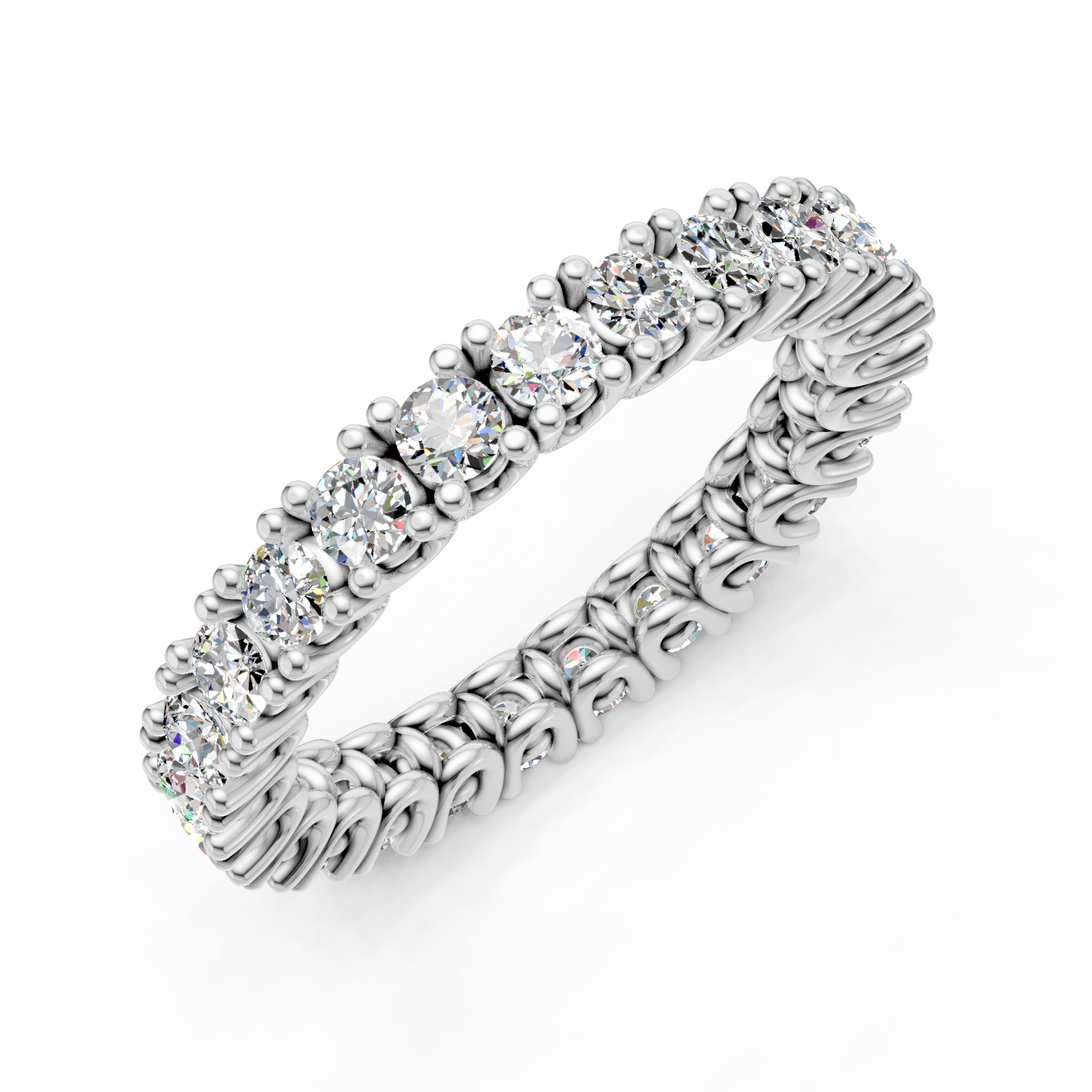 Alliance en or blanc 18 carats
