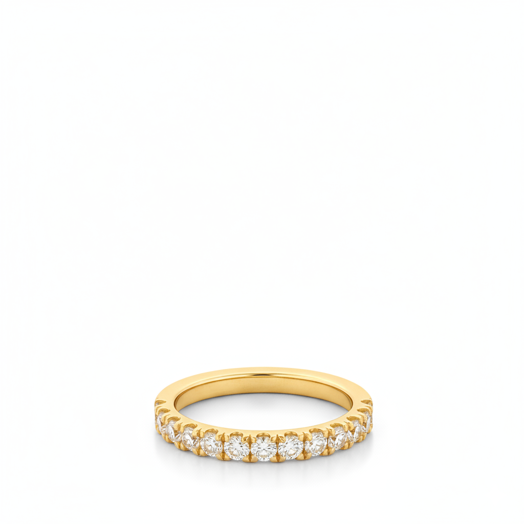 Alliance en or jaune 18 carats