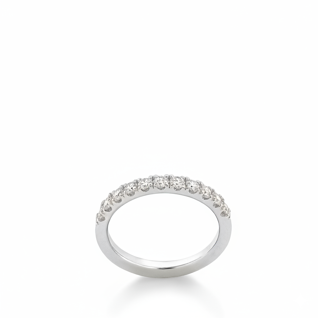 Alliance en or blanc 18 carats