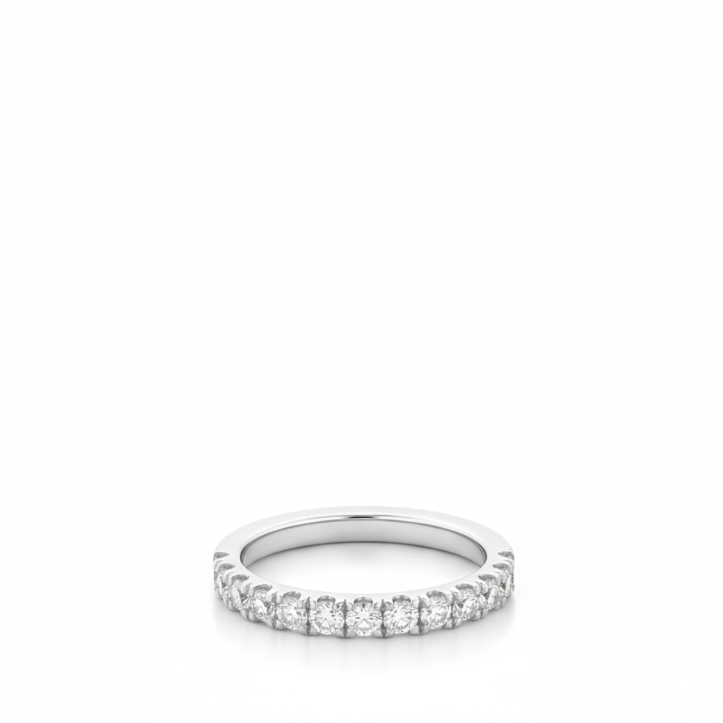 Alliance Gloria en or blanc 18 carats