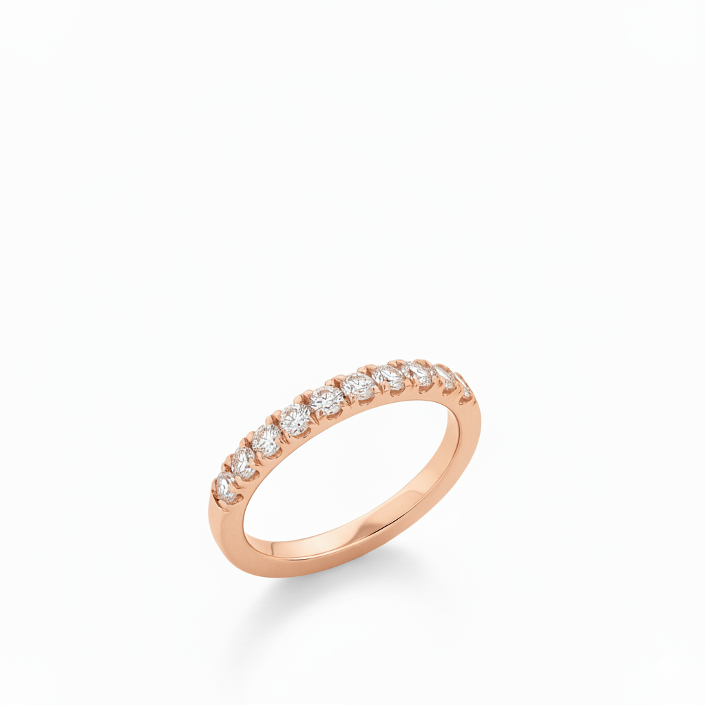 Alliance en or rouge 18 carats