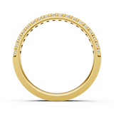 Alliance en or jaune 18 carats