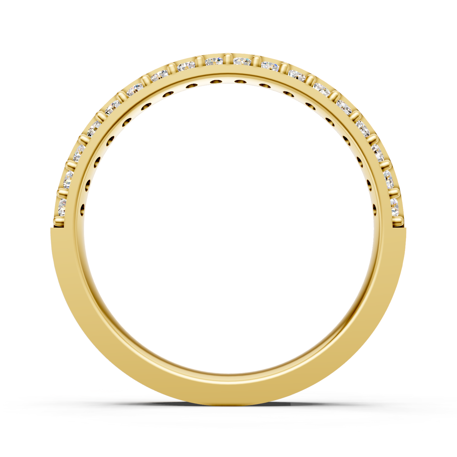 Alliance en or jaune 18 carats
