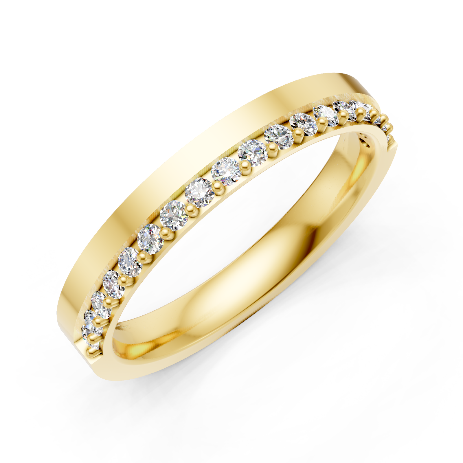 Alliance en or jaune 18 carats