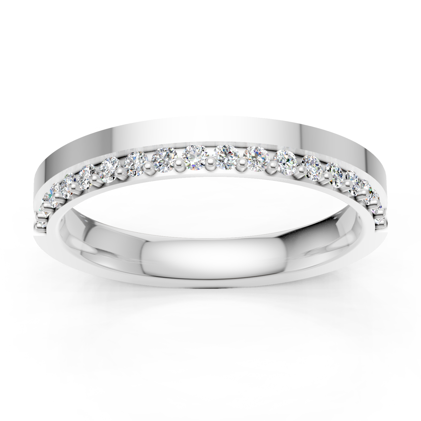 Alliance en or blanc 18 carats