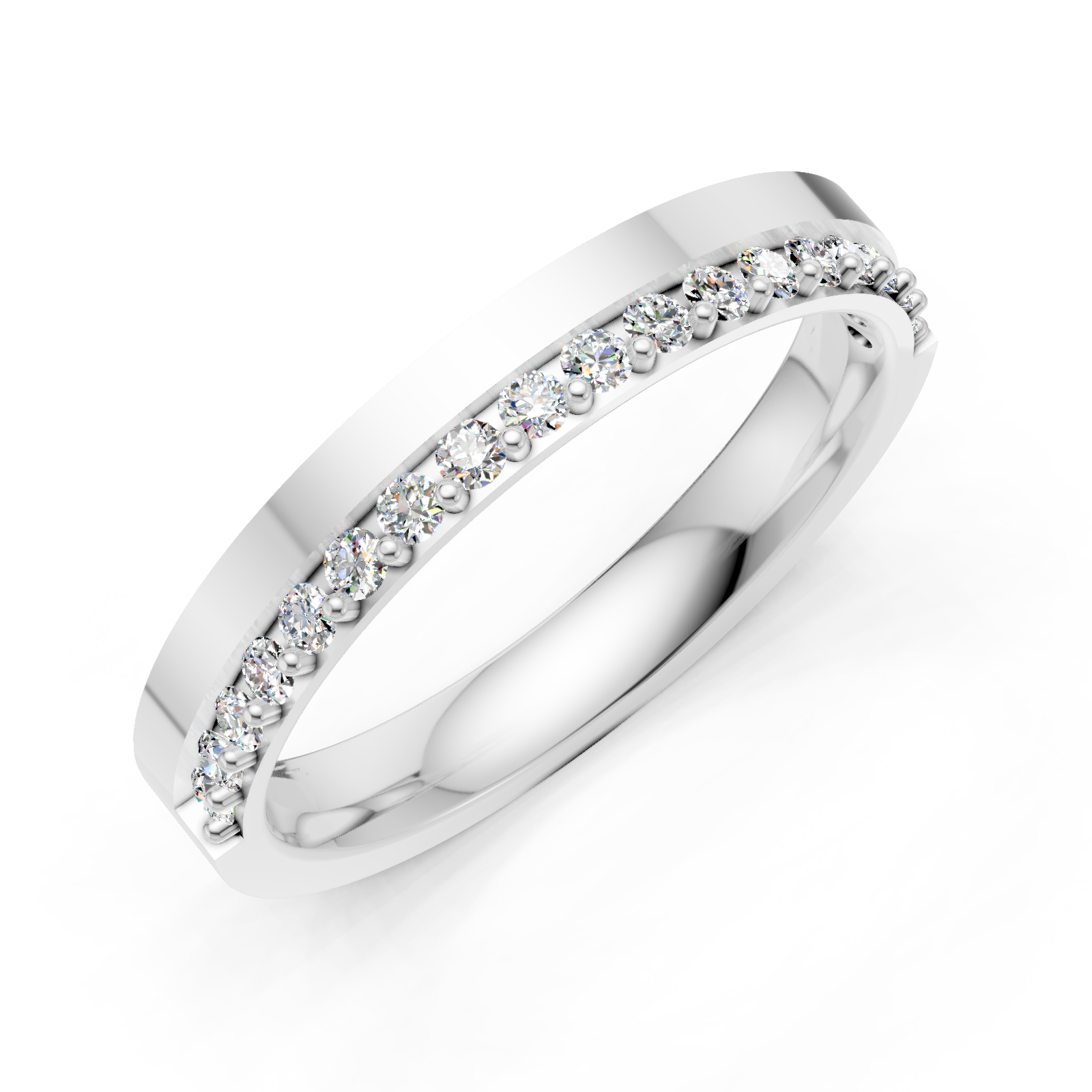 Alliance en or blanc 18 carats