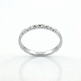 Alliance en or blanc 18 carats 