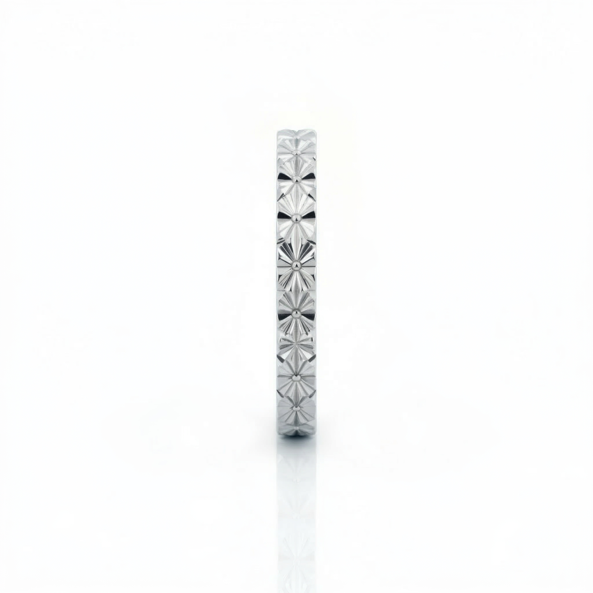 Alliance en or blanc 18 carats 