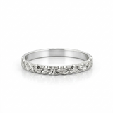 Alliance en or blanc 18 carats 