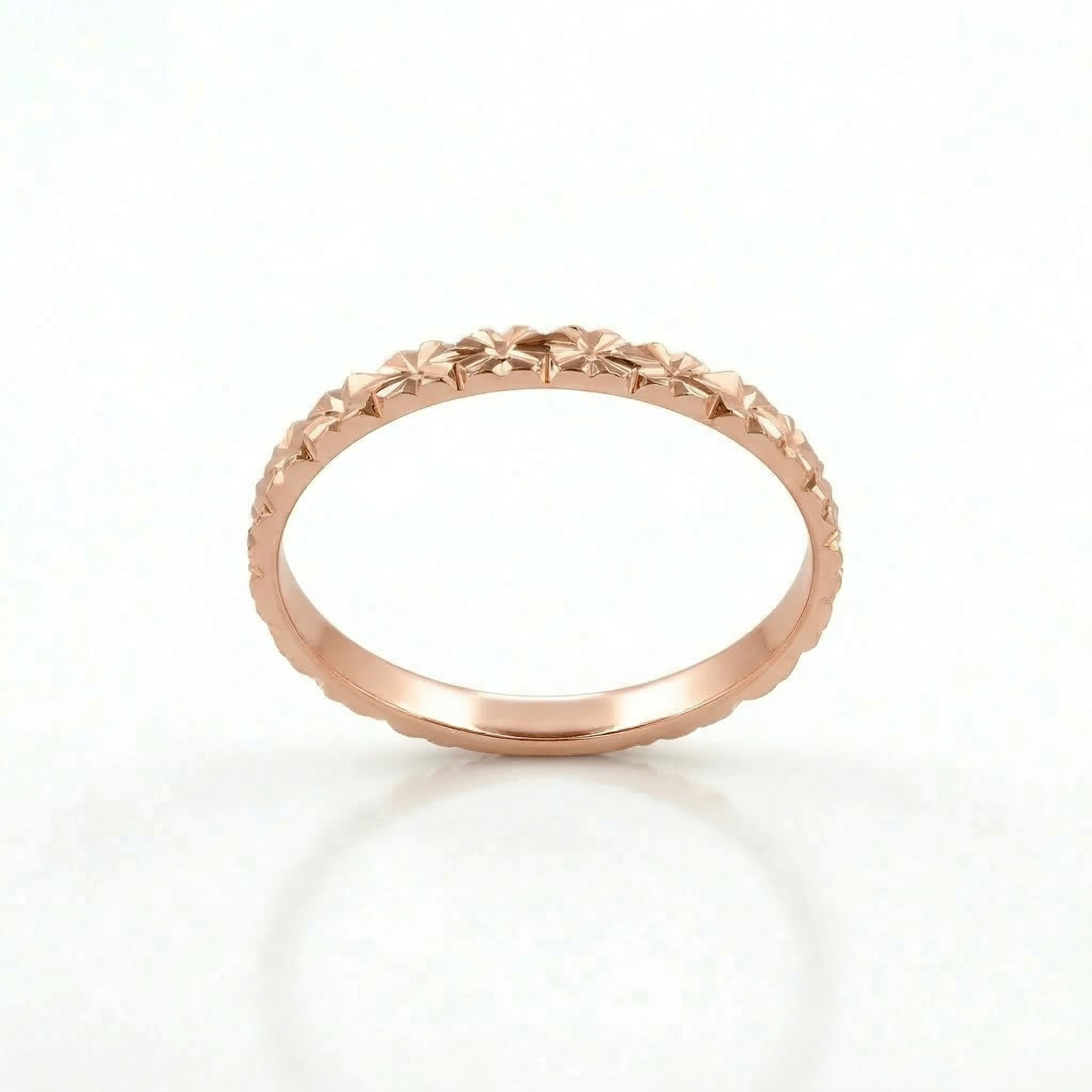 Alliance en or rouge 18 carats