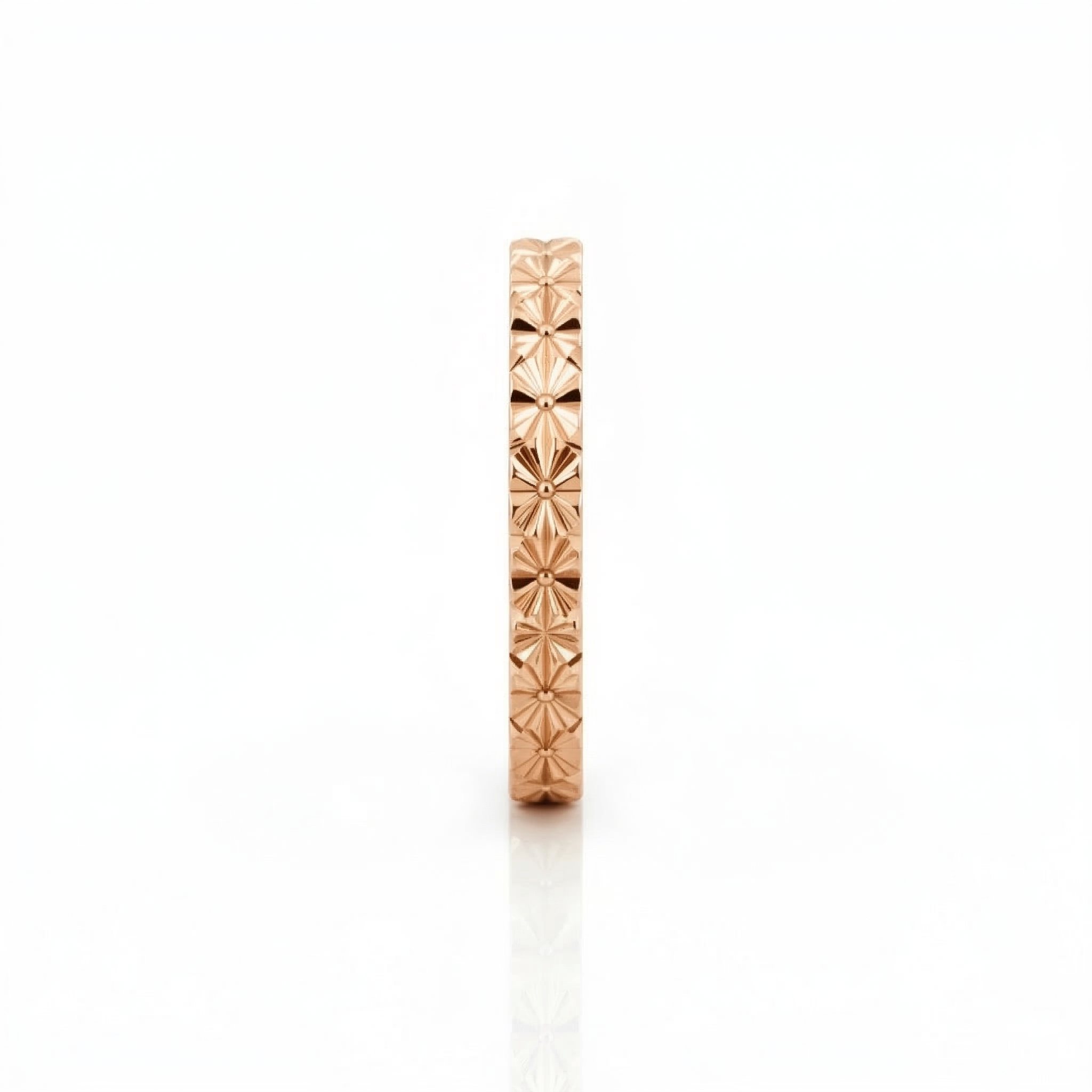 Alliance en or rouge 18 carats 