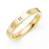 Alliance en or jaune 18 carats 