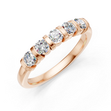 Alliance en or rouge 18 carats