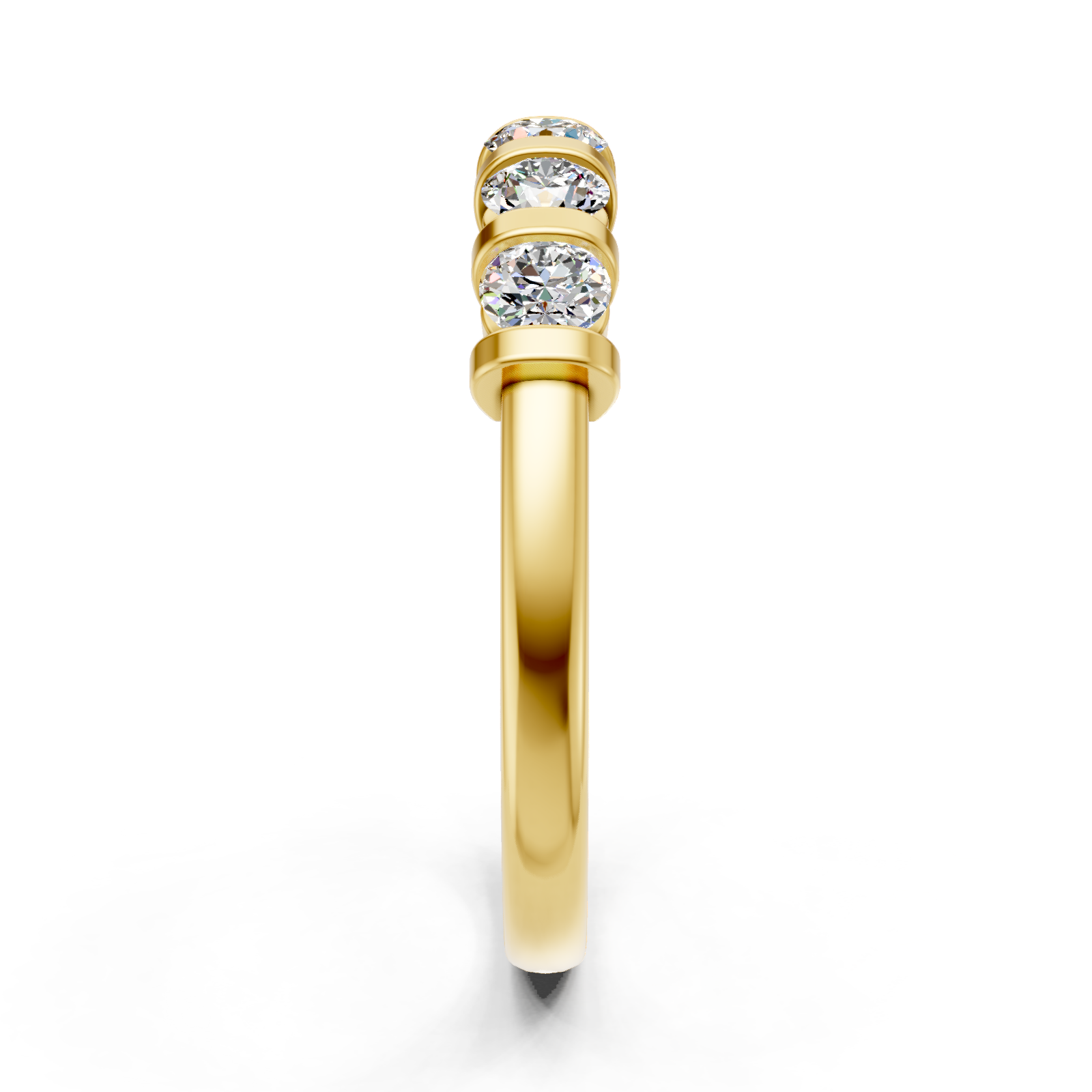 Alliance en or jaune 18 carats