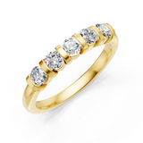 Alliance en or jaune 18 carats