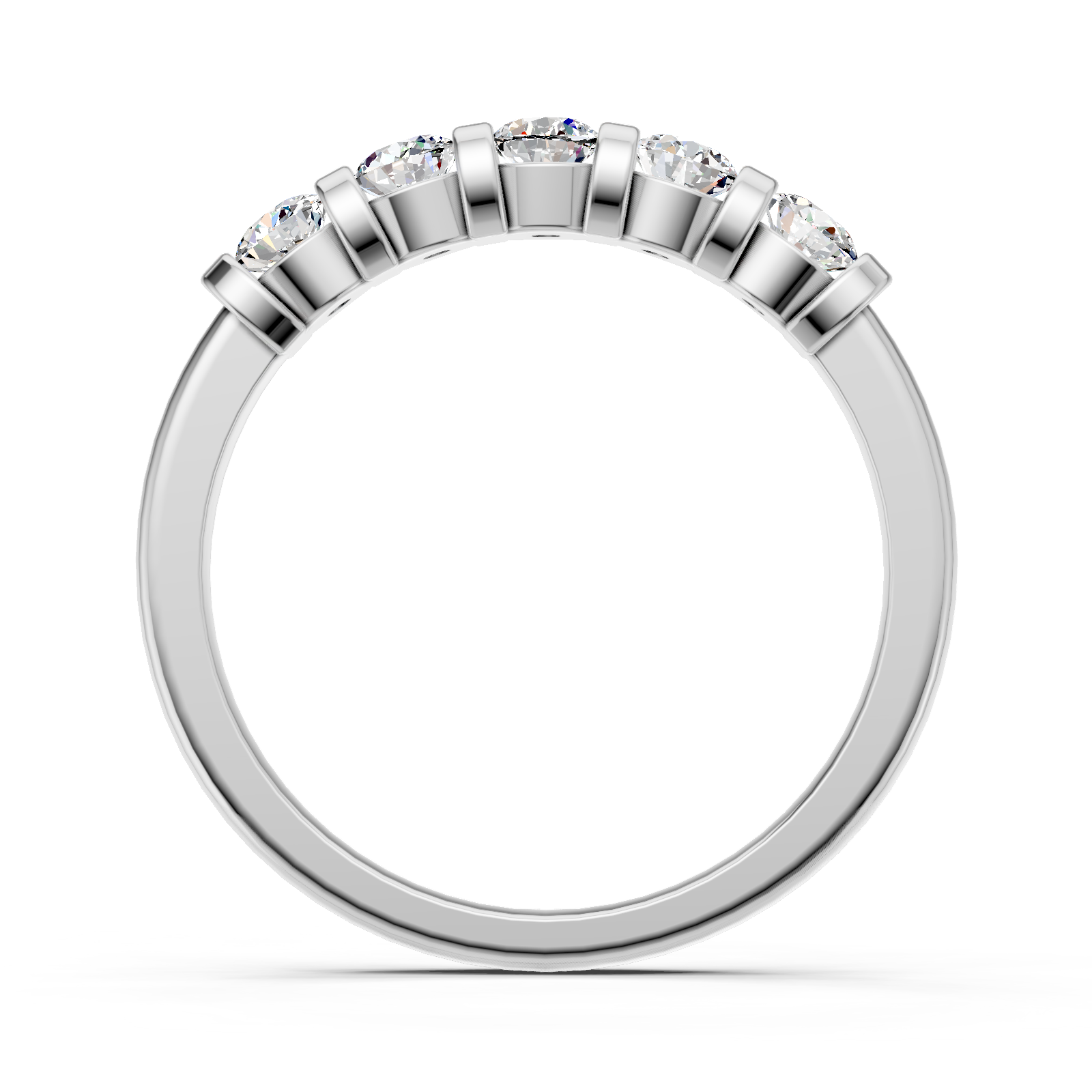 Alliance en or blanc 18 carats