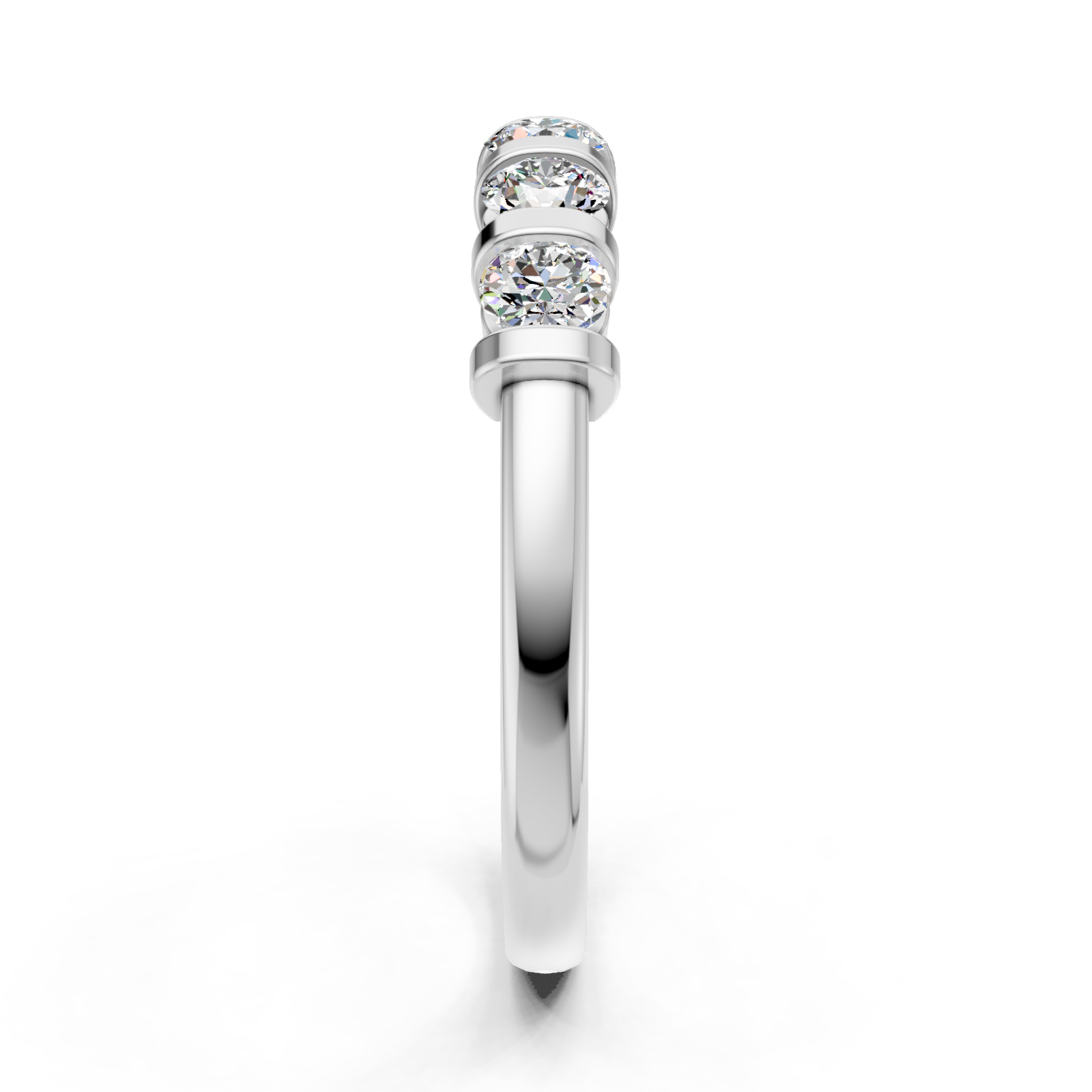 Alliance en or blanc 18 carats