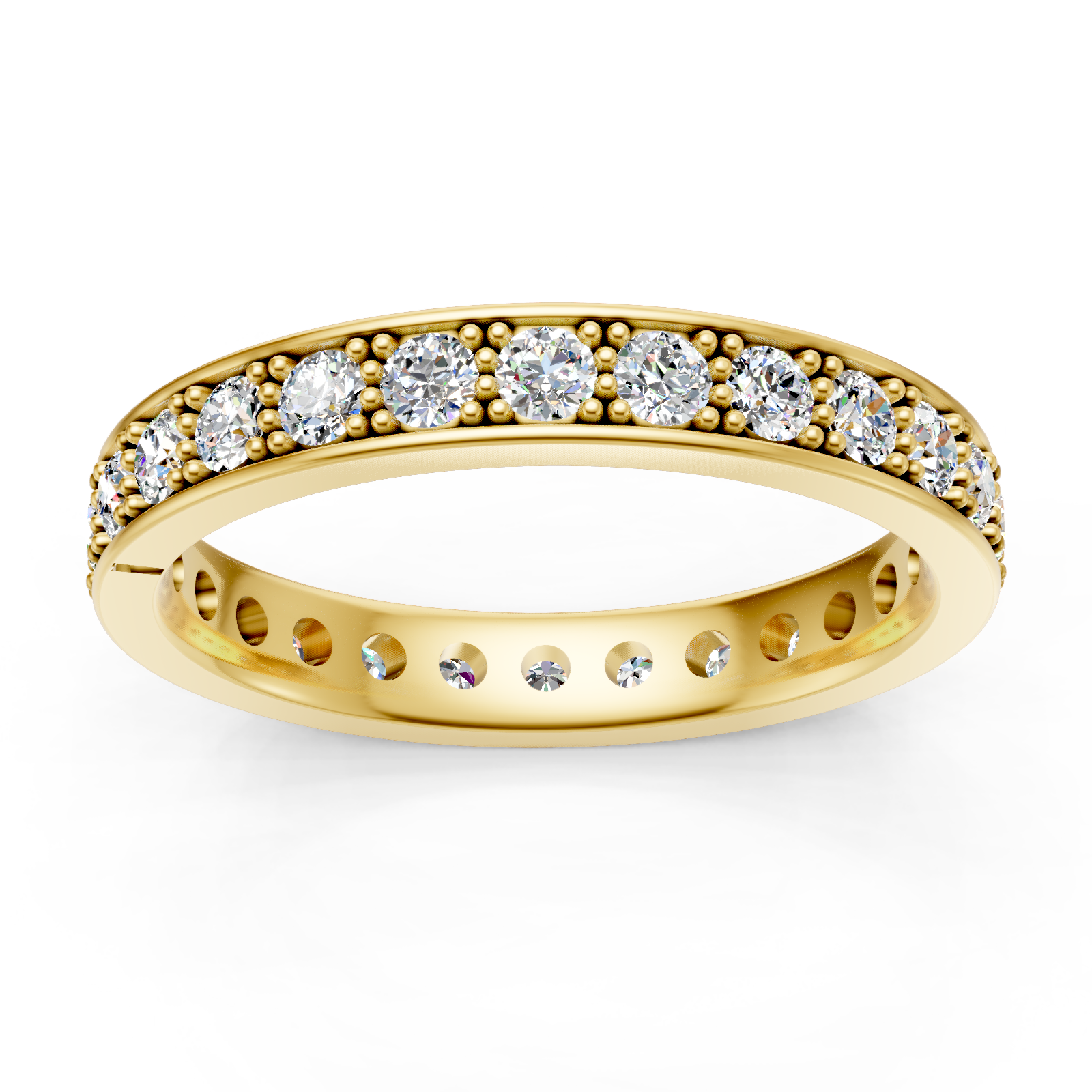 Alliance en or jaune 18 carats