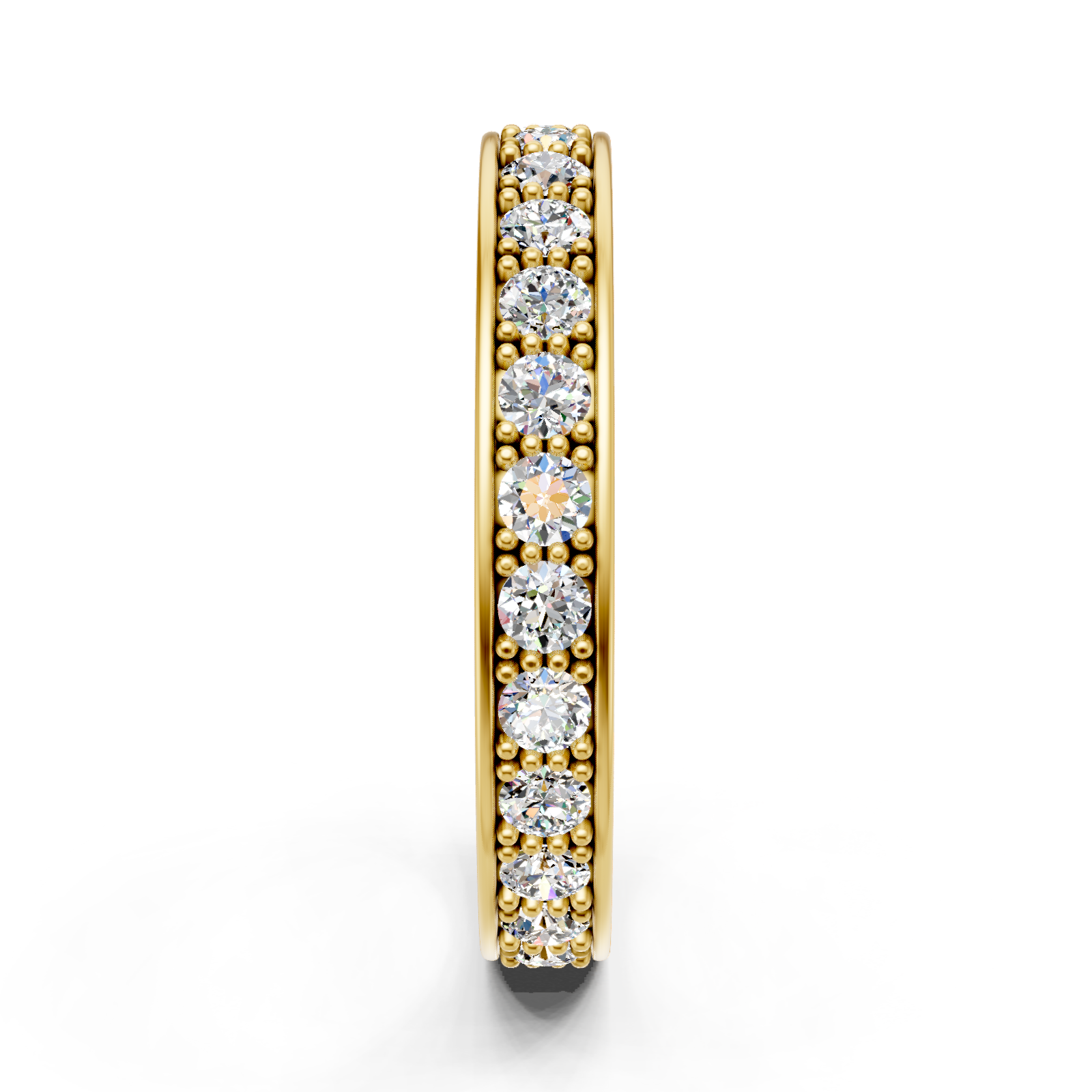 Alliance en or jaune 18 carats