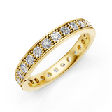 Alliance en or jaune 18 carats