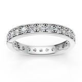 Alliance en or blanc 18 carats