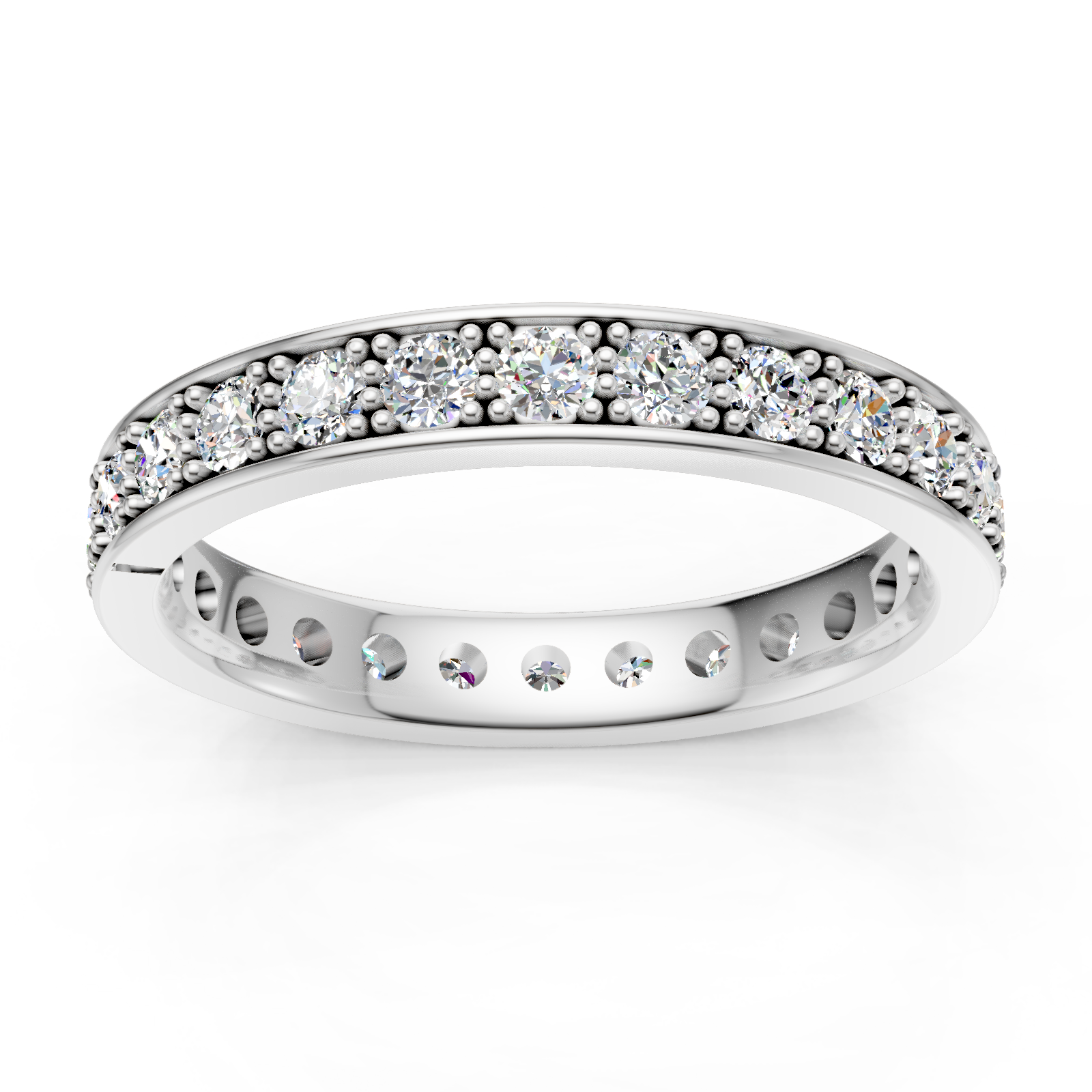 Alliance en or blanc 18 carats