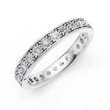Alliance en or blanc 18 carats