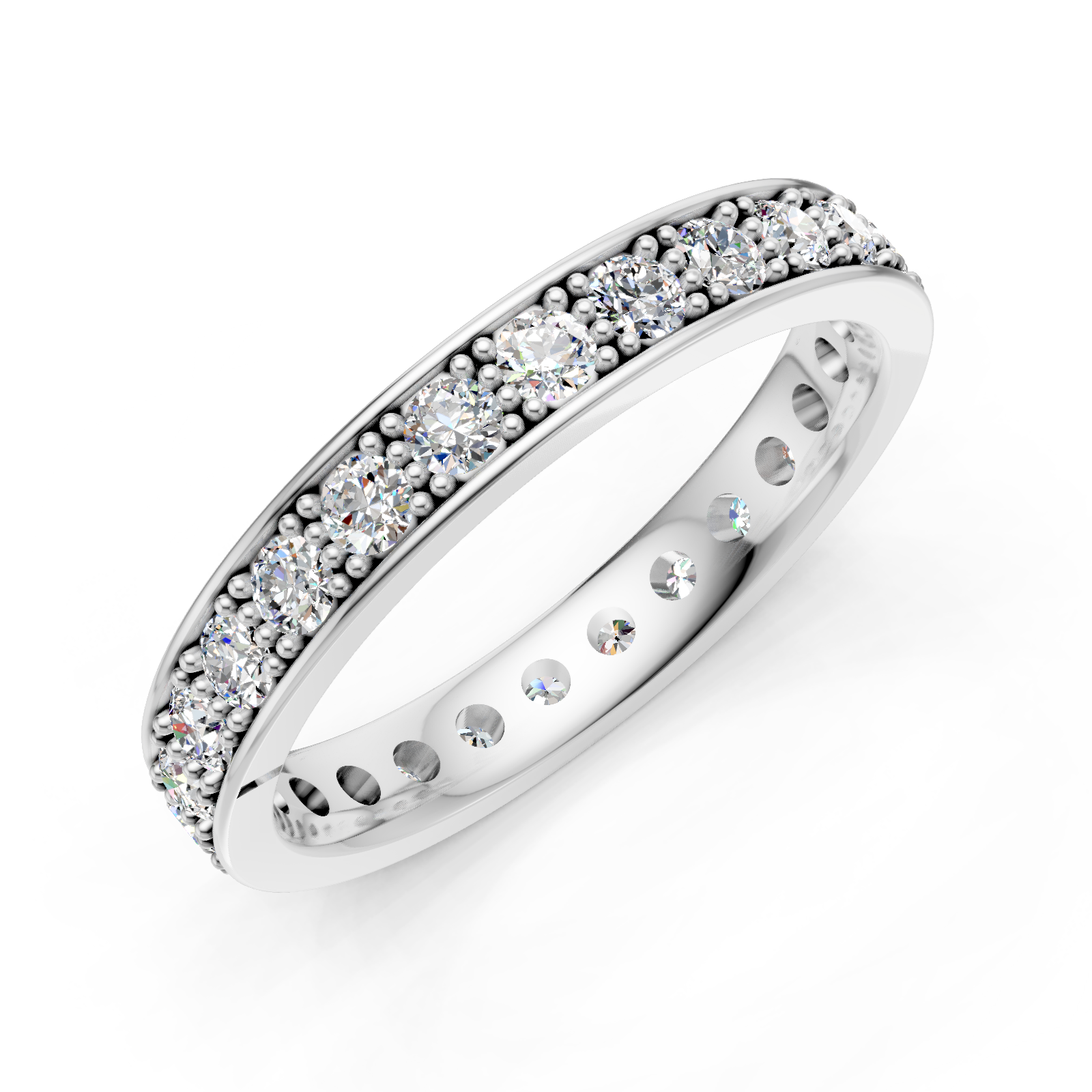 Alliance en or blanc 18 carats