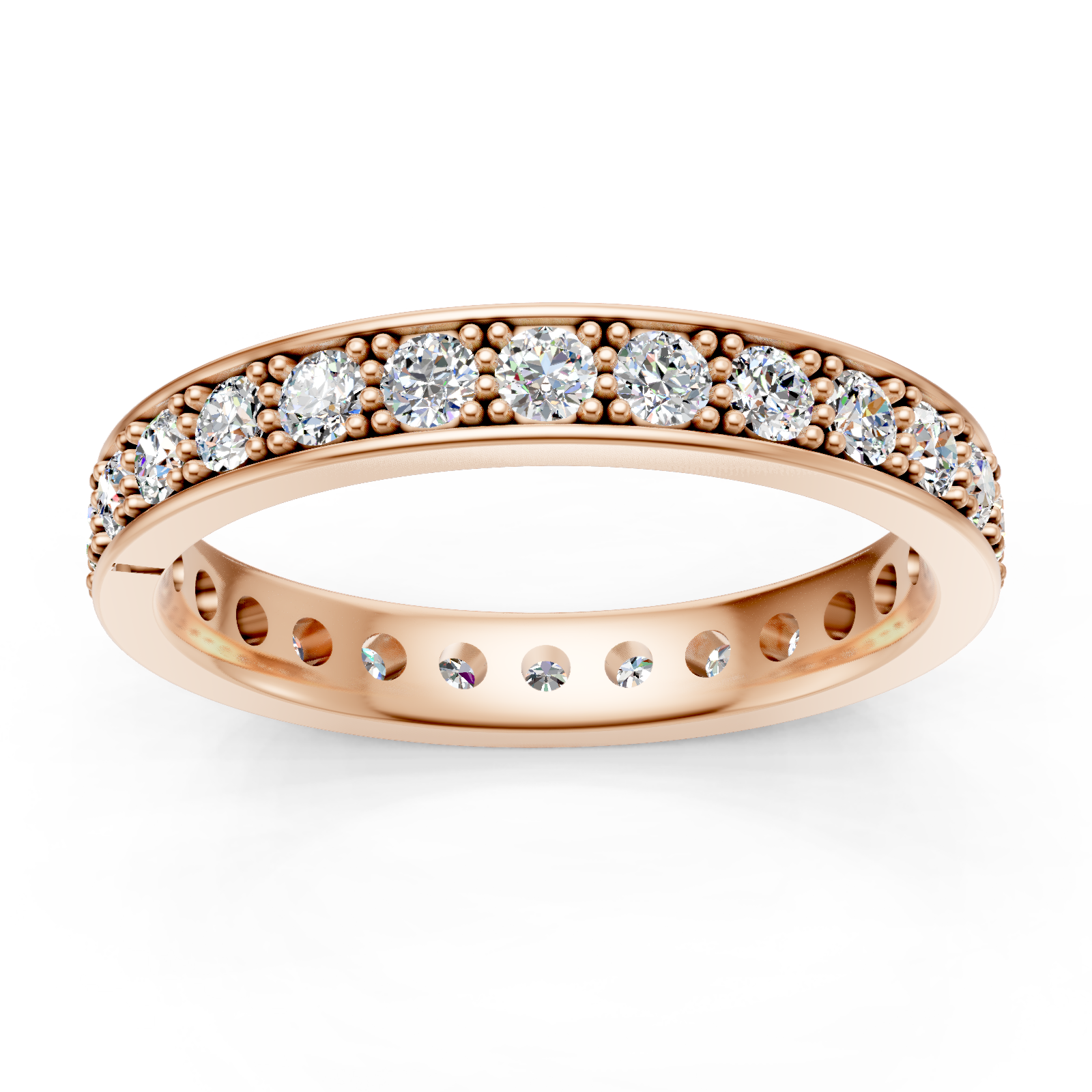 Alliance en or rouge 18 carats