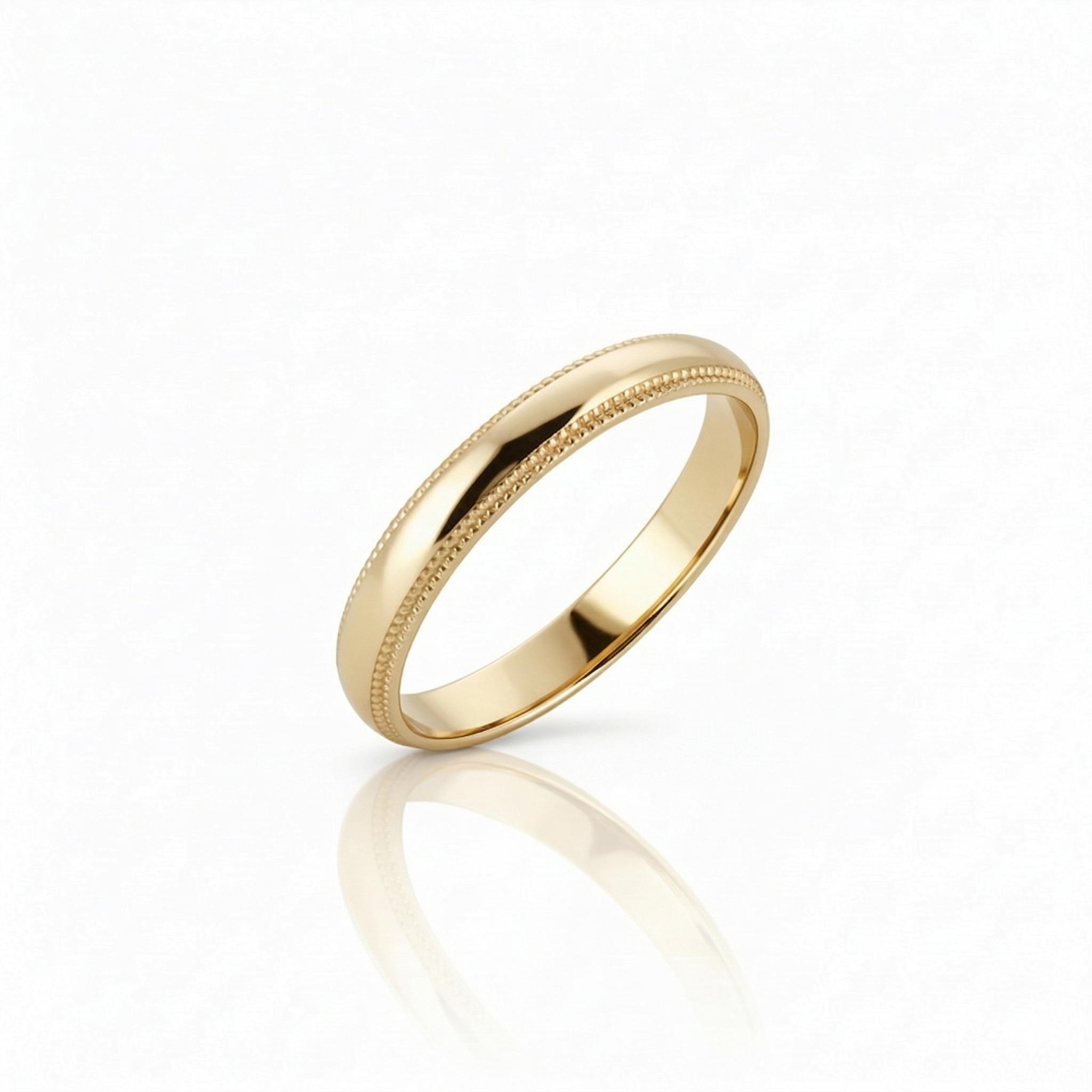 Alliance en or jaune 18 carats