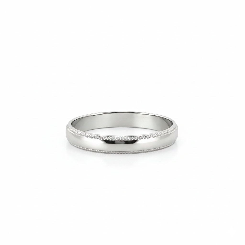 Alliance en or blanc 18 carats