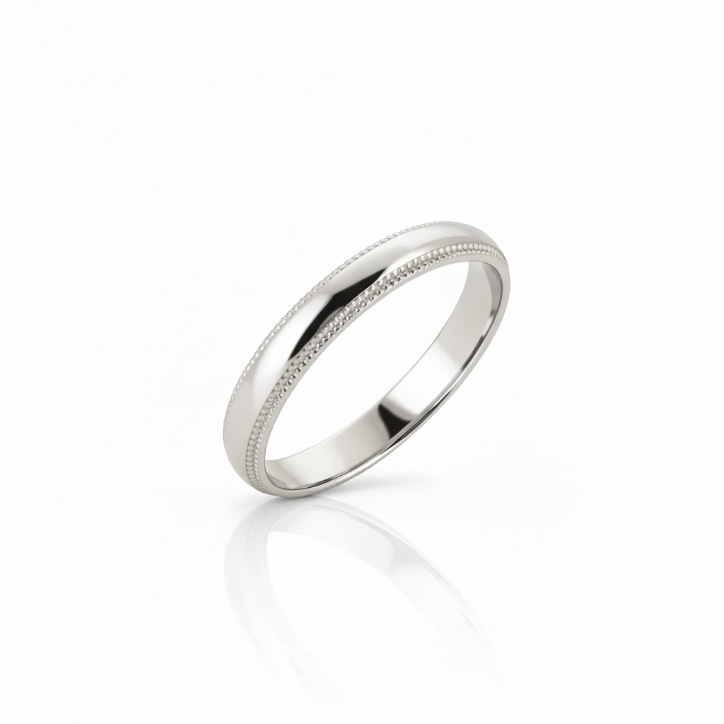 Alliance en or blanc 18 carats