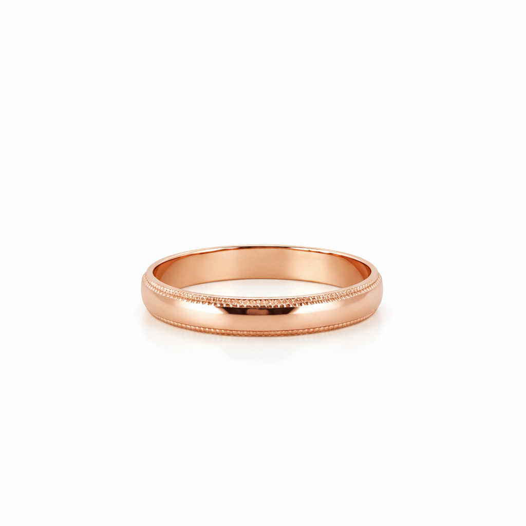 Alliance en or rouge 18 carats