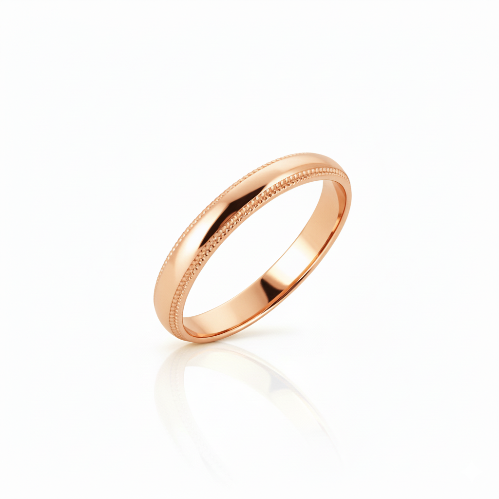 Alliance en or rouge 18 carats