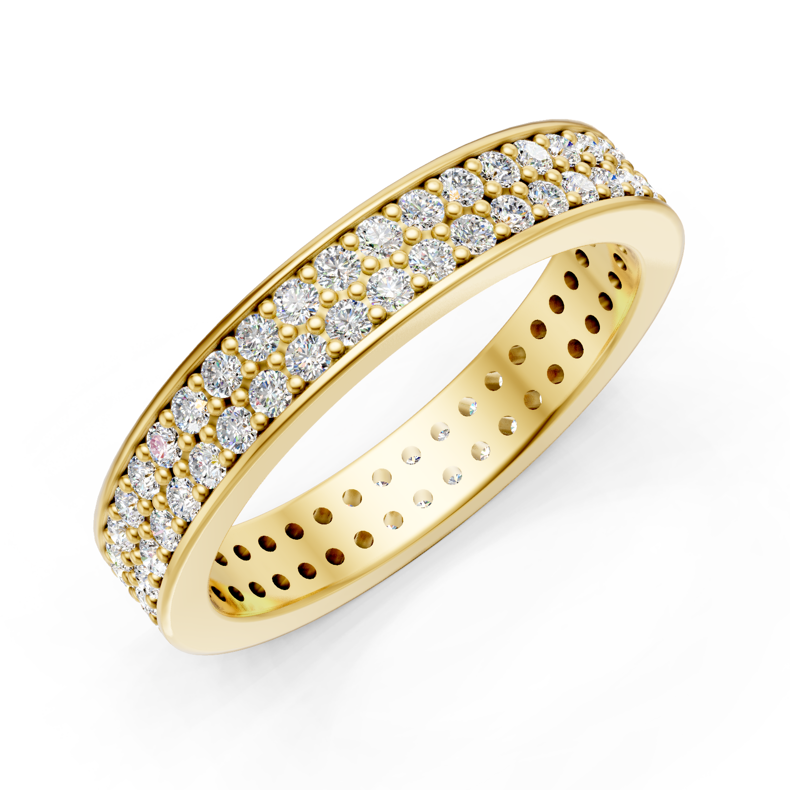 Alliance en or jaune 18 carats